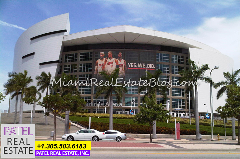 Photo of American Airlines Arena in Downtown Miami