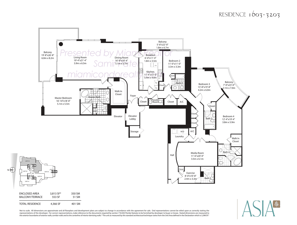 Asia Condo Floorplan 03 Line from 16th to 32nd floor