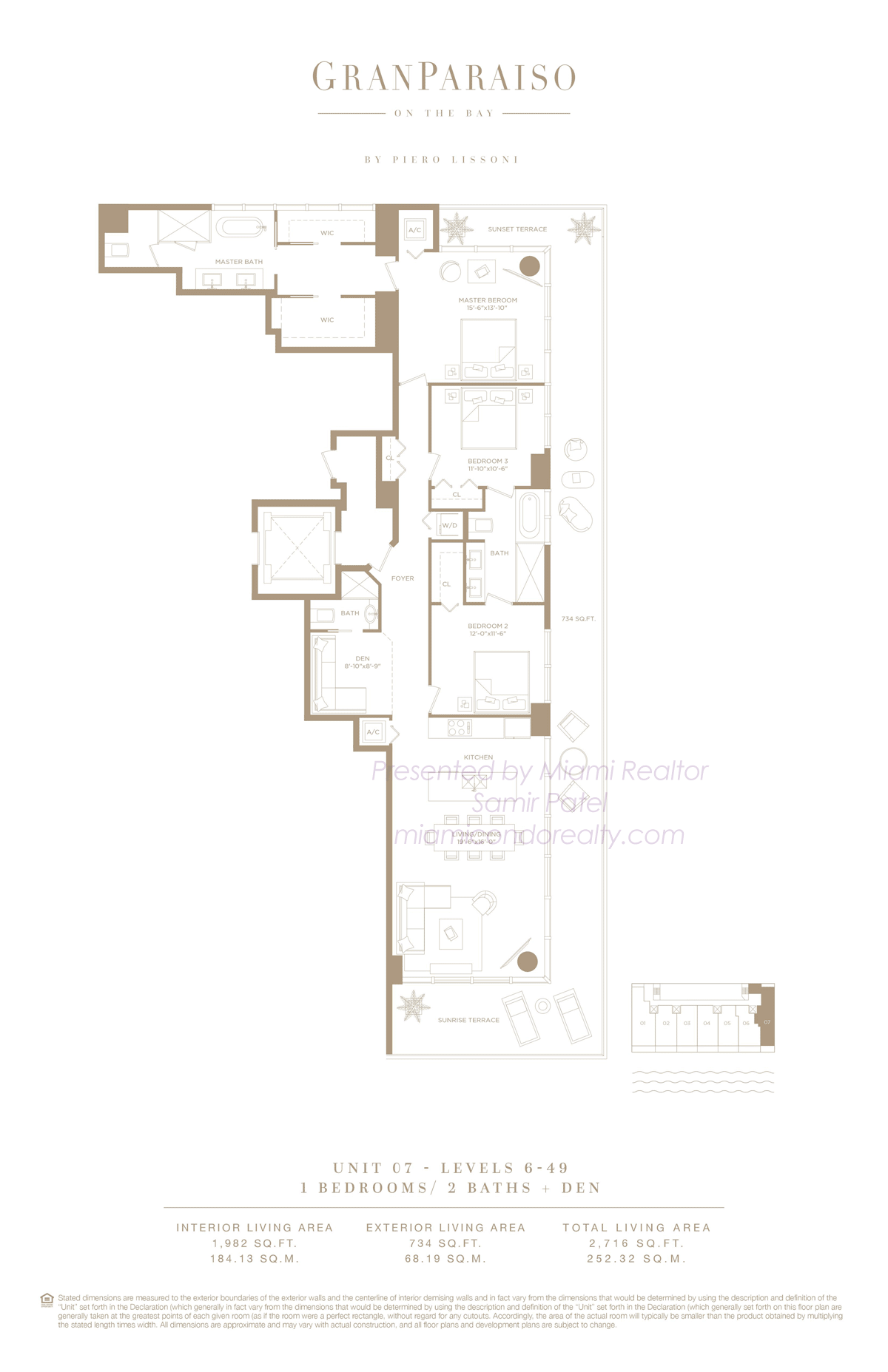 Floorplan of Gran Paraiso Condominium of 07 Line in Building