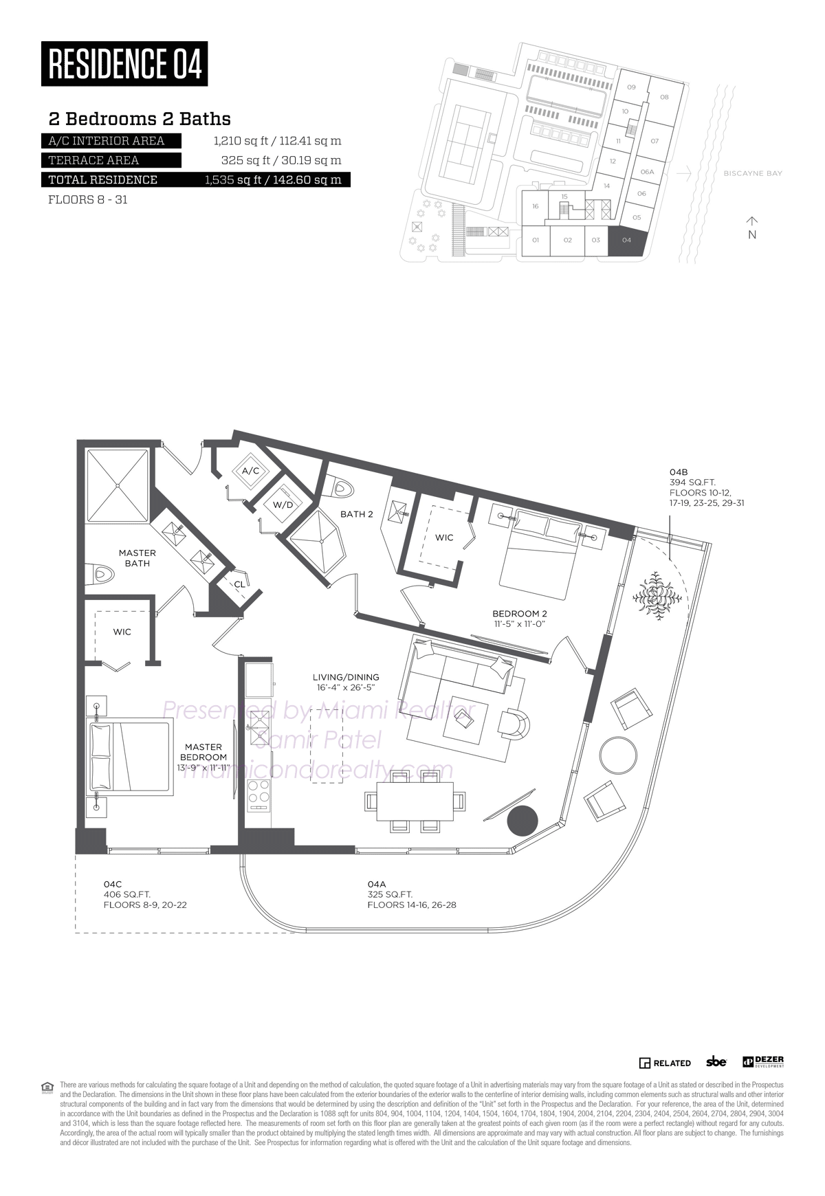 Floorplan of HYDE Midtown Tower Residences 04 Line in Building