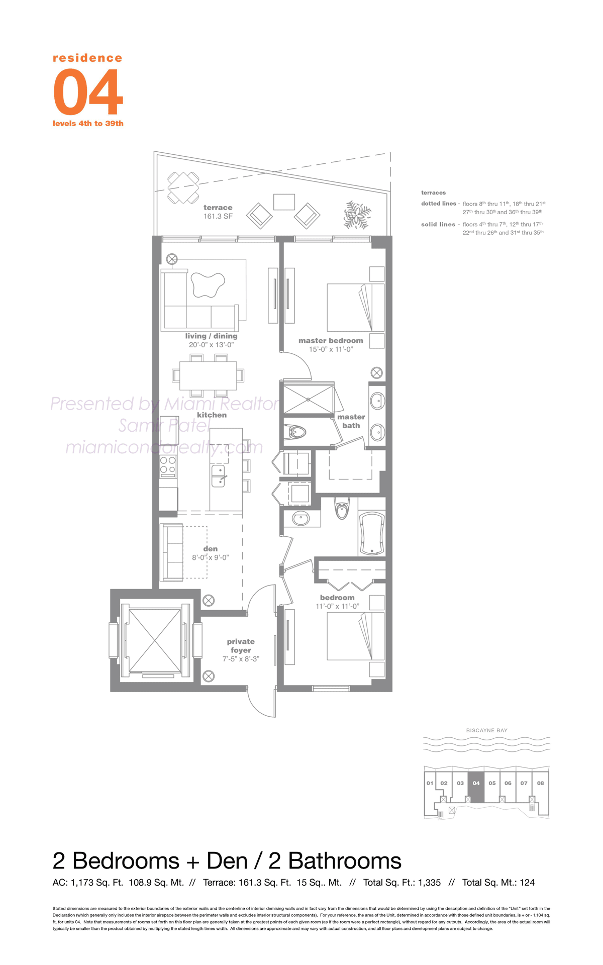 Floorplan of ICON Bay Condominium of 04 Line in Building
