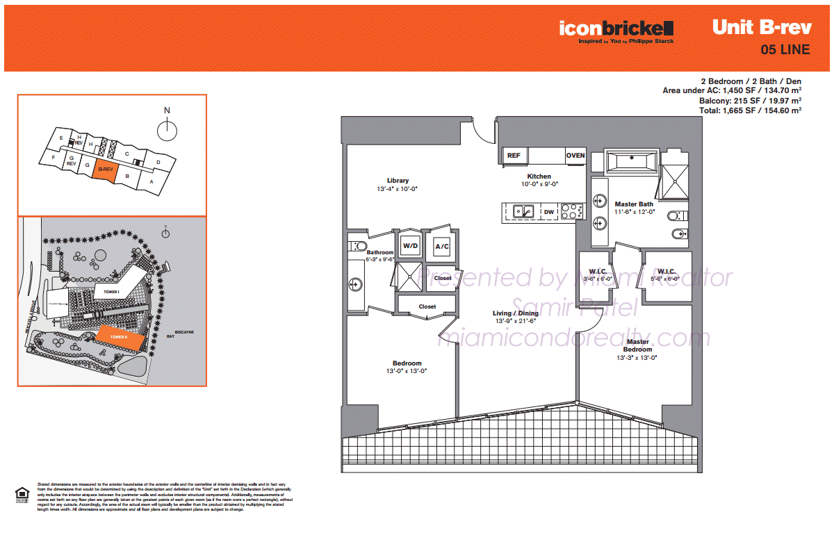 Floorplan of Icon Brickell Tower 2 Line 05