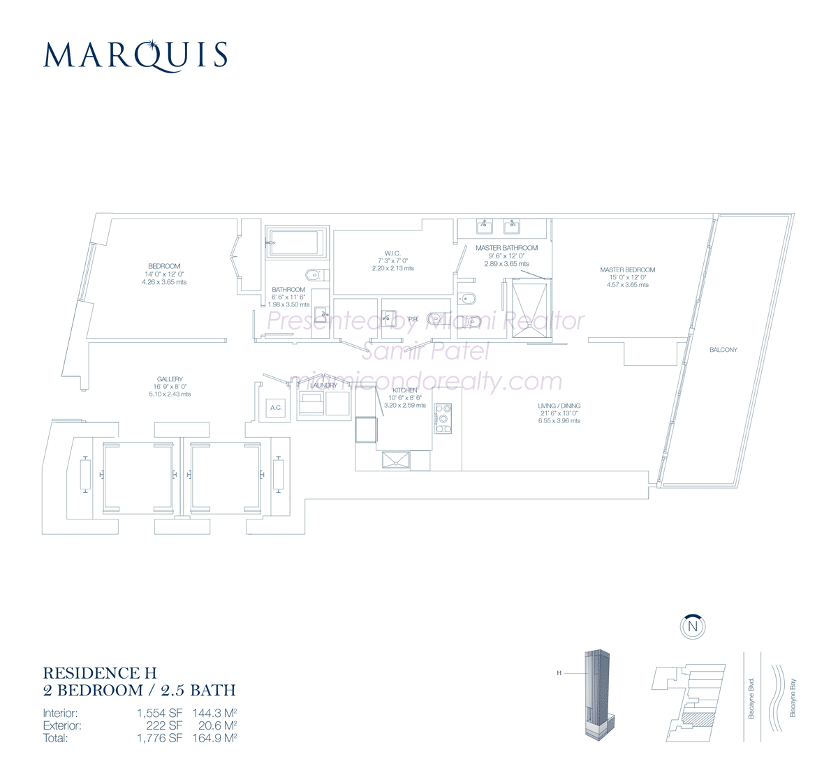 Marquis Miami Floorplan Model H