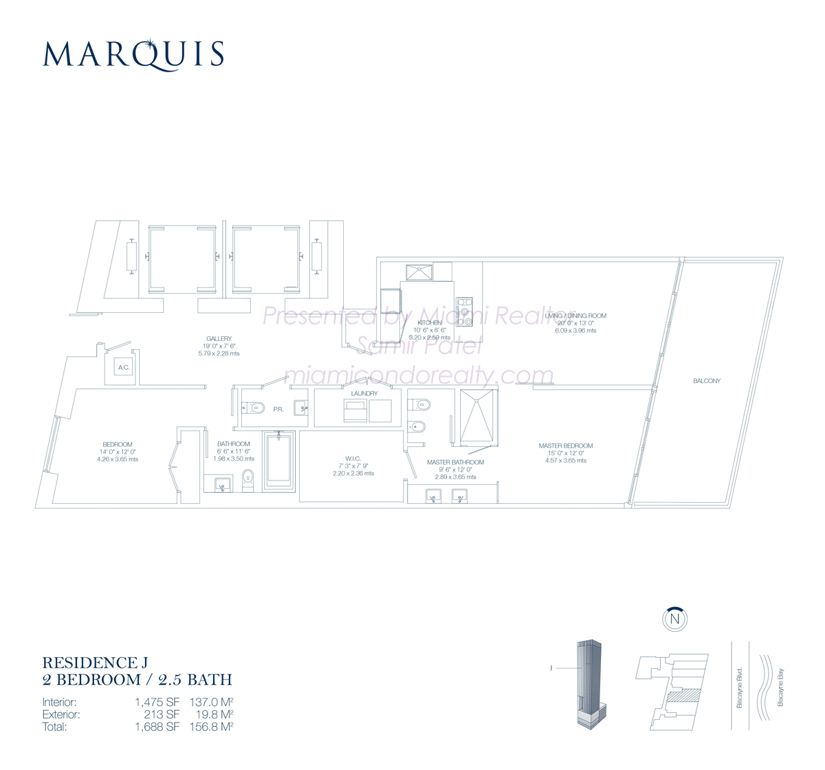 Marquis Miami Floorplan Model J