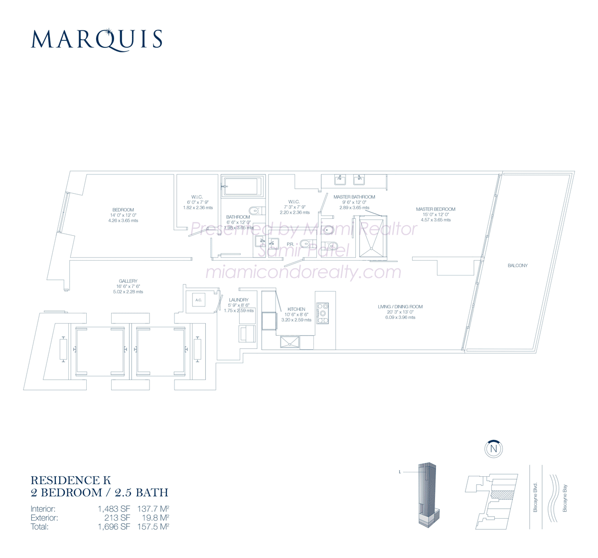 Marquis Miami Floorplan Model K