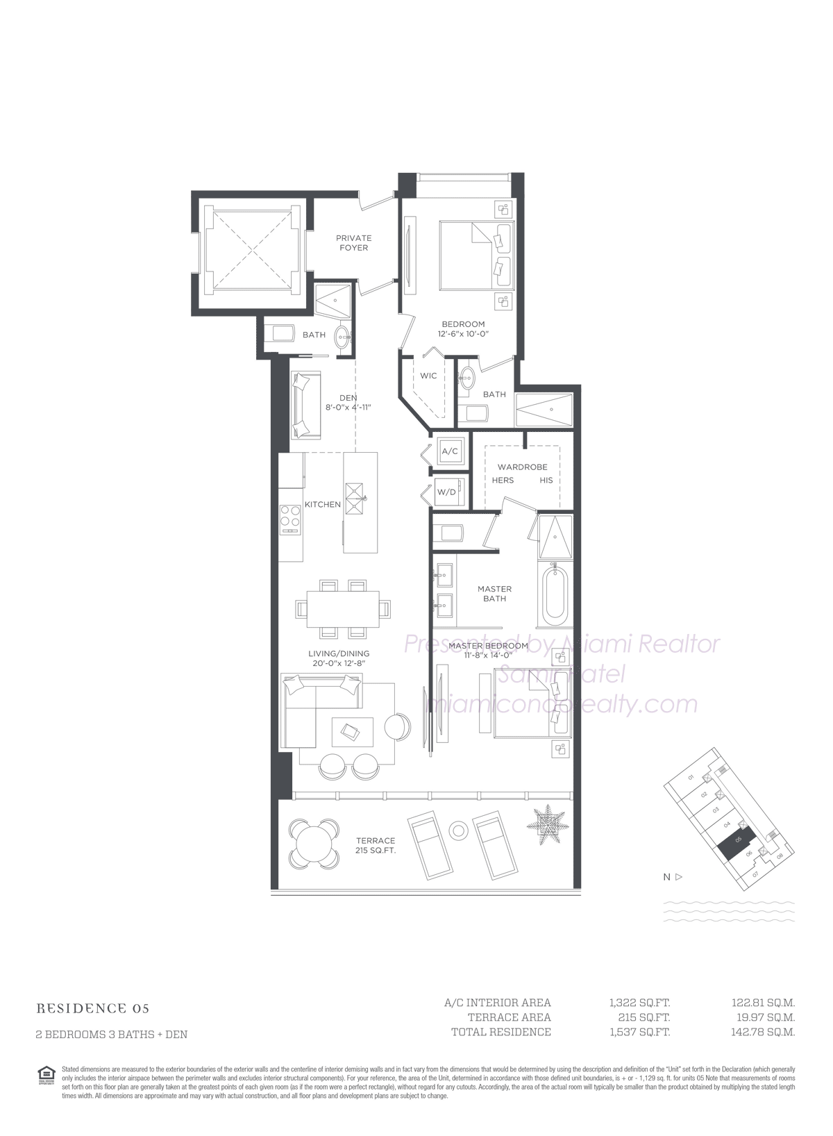 Floorplan of Paraiso Bay Condominium of 05 Line in Building