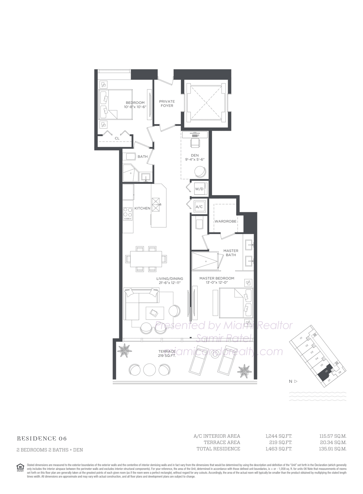 Floorplan of Paraiso Bay Condominium of 06 Line in Building