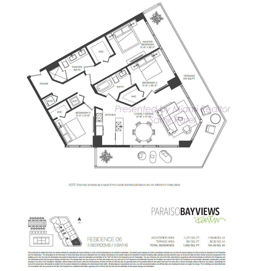 Floorplan of Paraiso Bayviews Condominium of 06 Line in Building