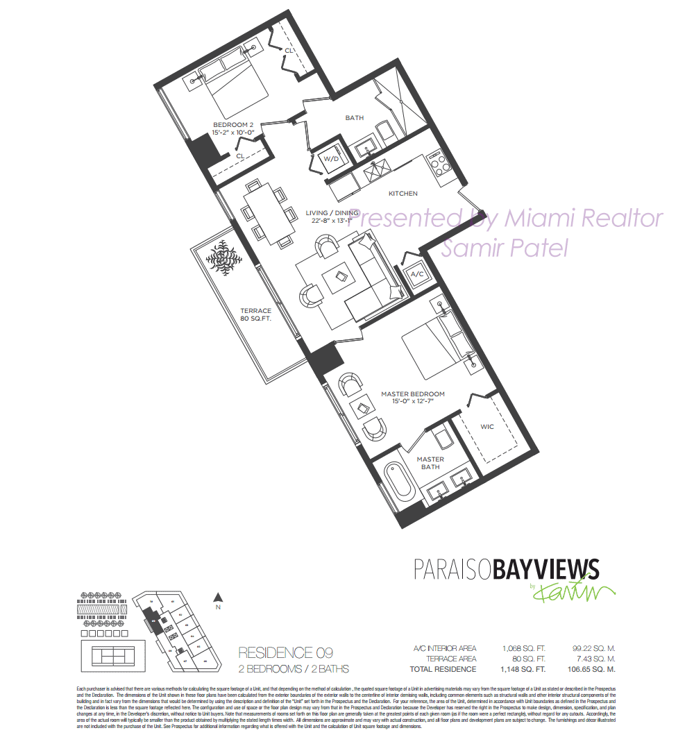 Floorplan of Paraiso Bayviews Condominium of 09 Line in Building