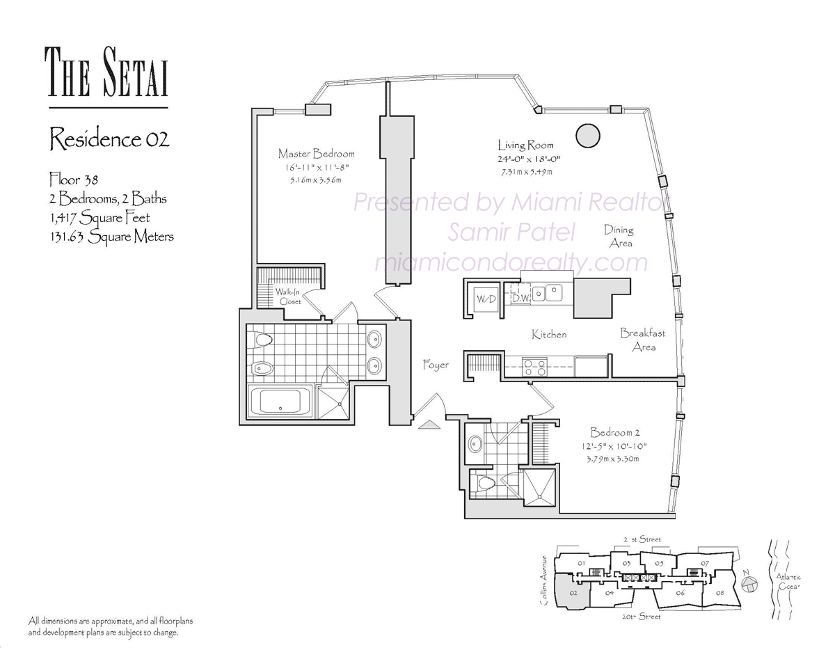 Setai South Beach Floorplan Residence 02d