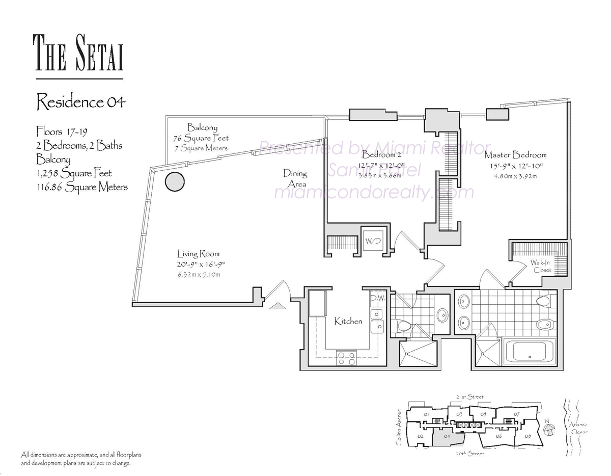 Setai South Beach Floorplan Residence 04