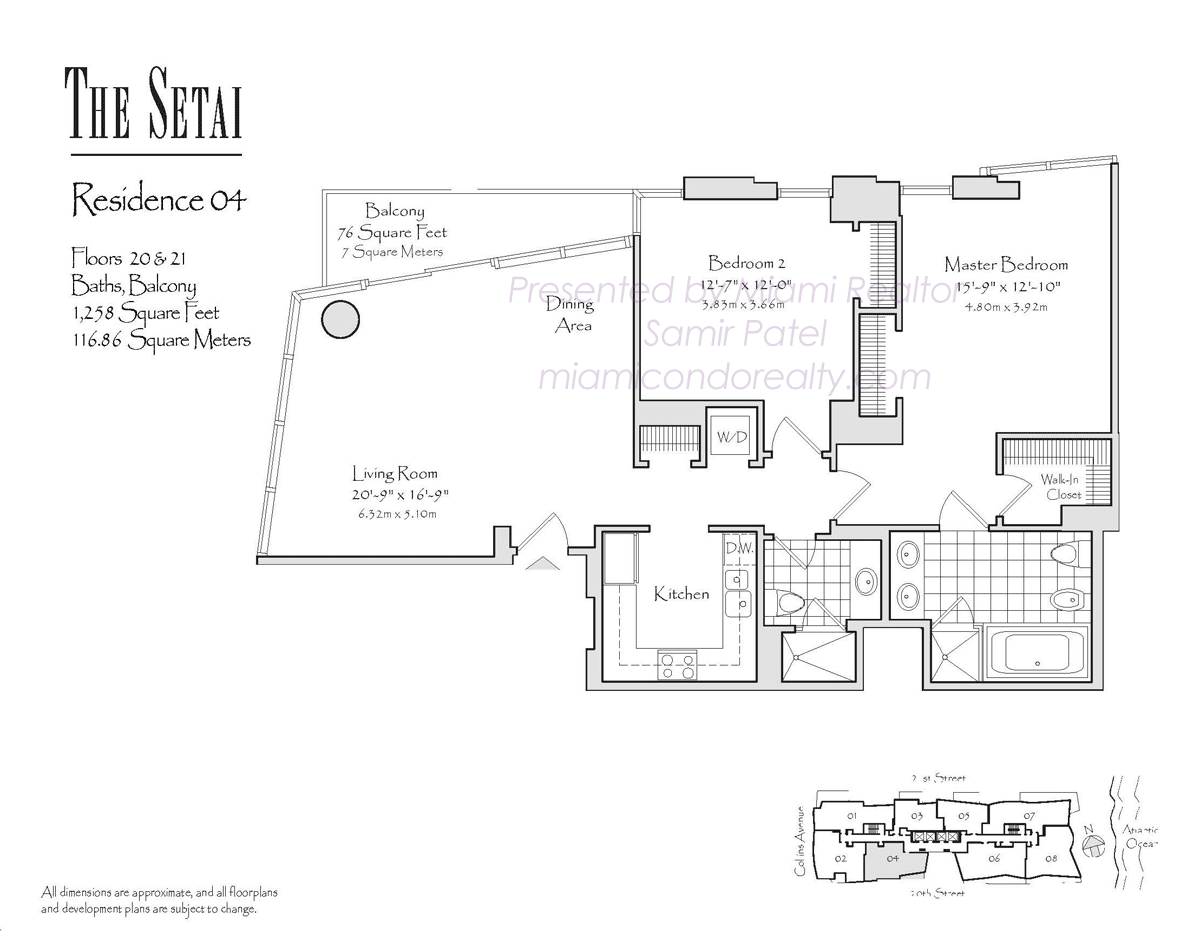 Setai South Beach Floorplan Residence 04b