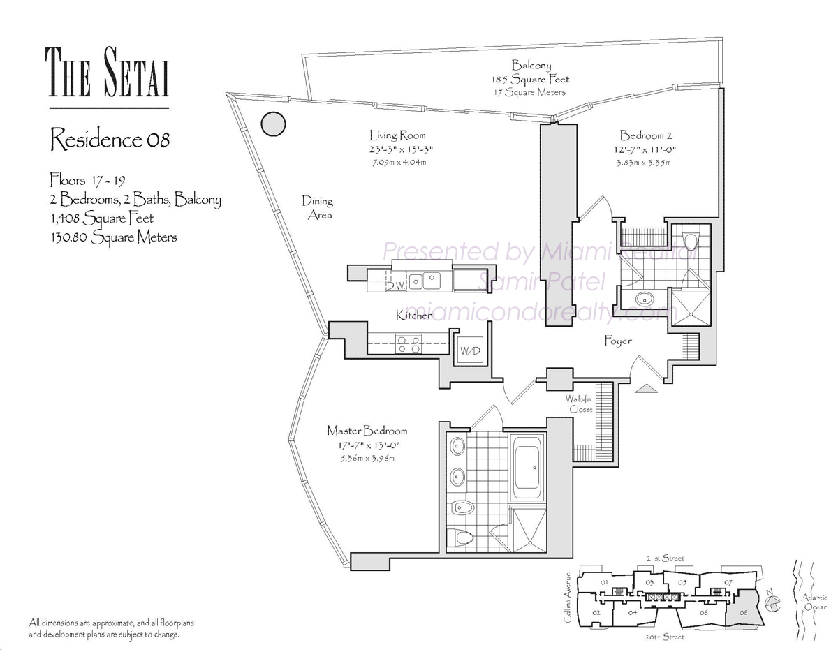 Setai South Beach Floorplan Residence 08
