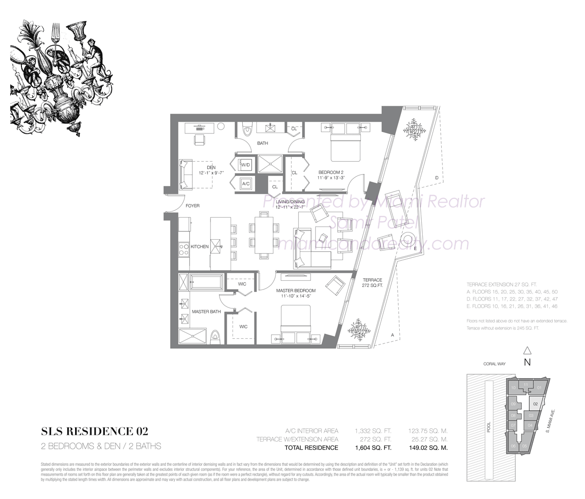 SLS Brickell Residence 02 Floorplan