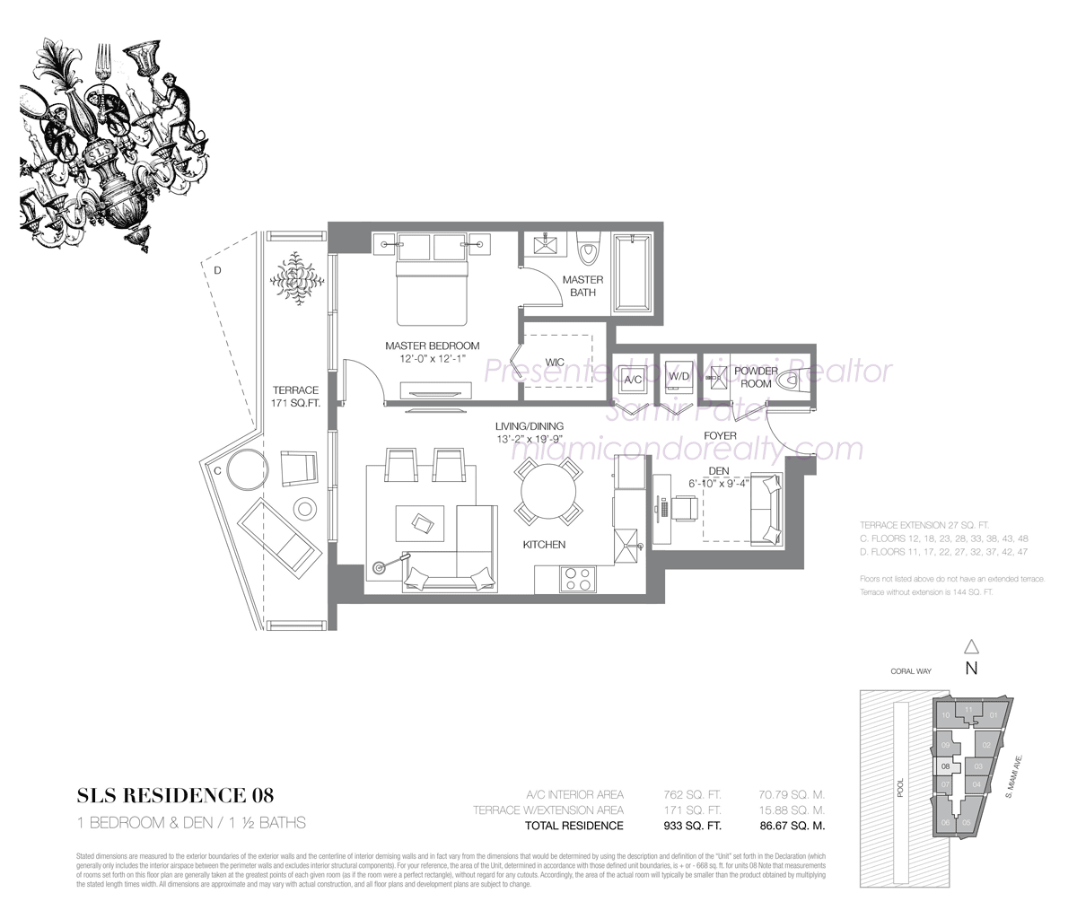 SLS Brickell Residence 08 Floorplan