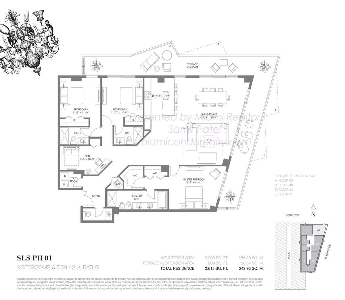 SLS Brickell Penthouse 01 Floorplan