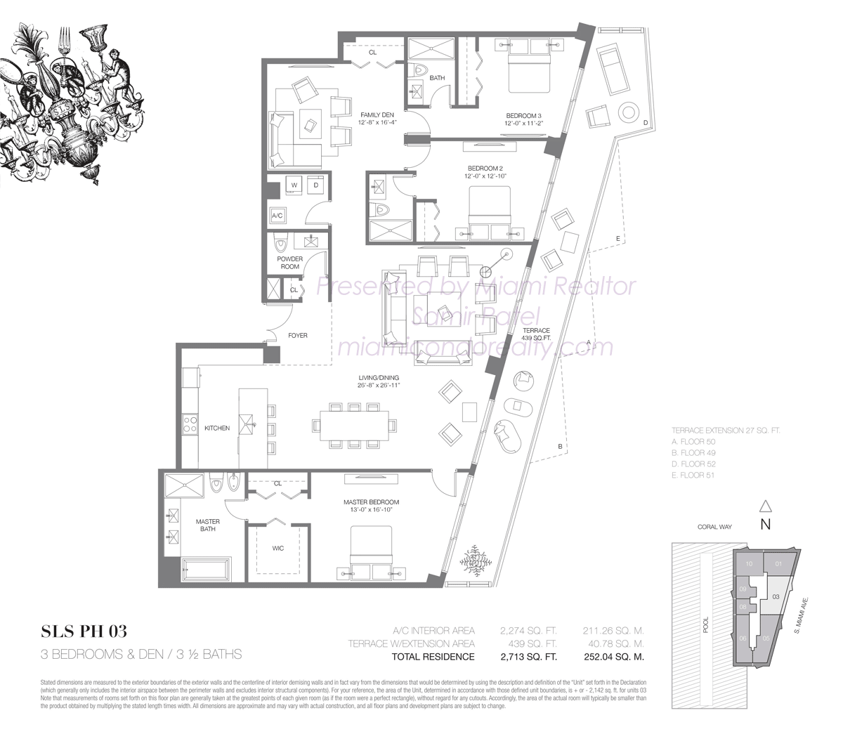 SLS Brickell Penthouse 03 Floorplan