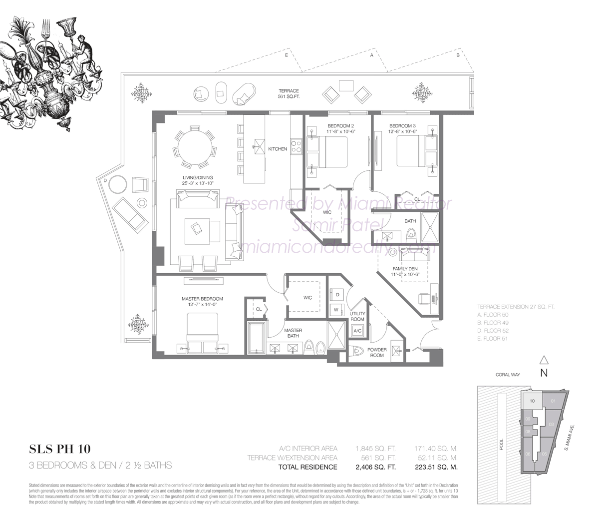 SLS Brickell Penthouse 10 Floorplan