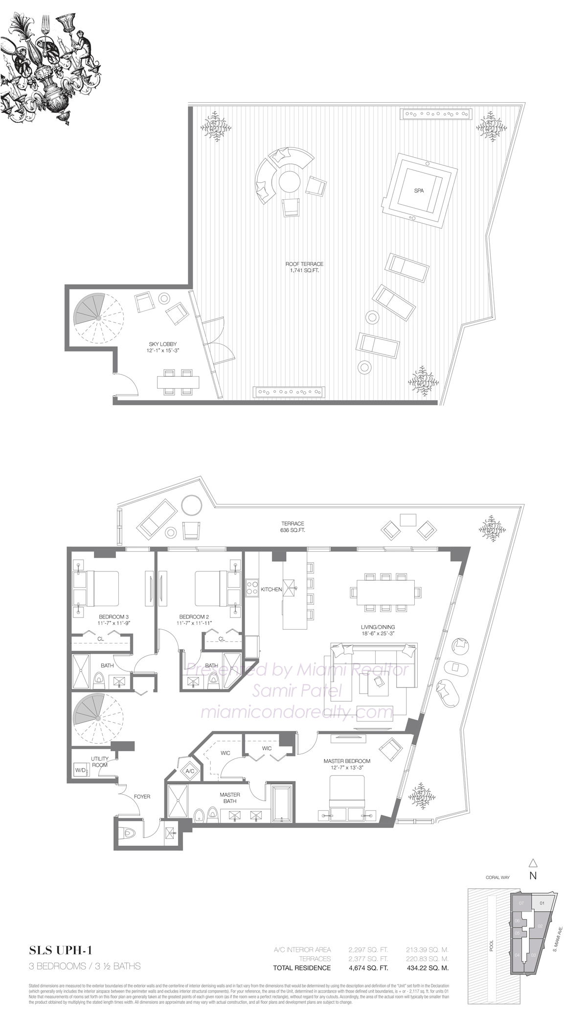 SLS Brickell Upper Penthouse 01 Floorplan
