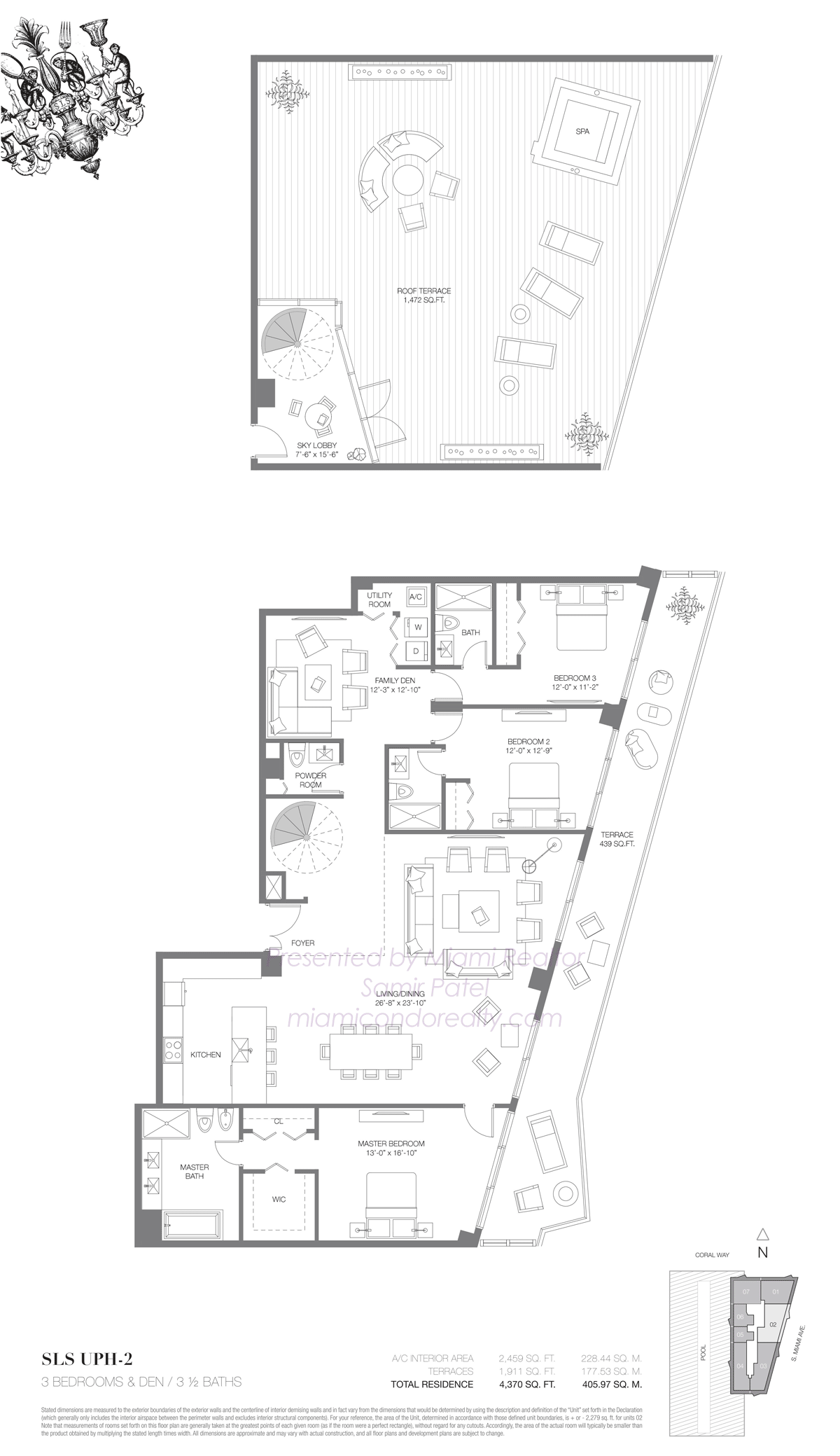 SLS Brickell Upper Penthouse 02 Floorplan