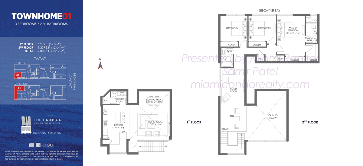 Floorplan of The Crimson Condo 01 Townhouse in Building