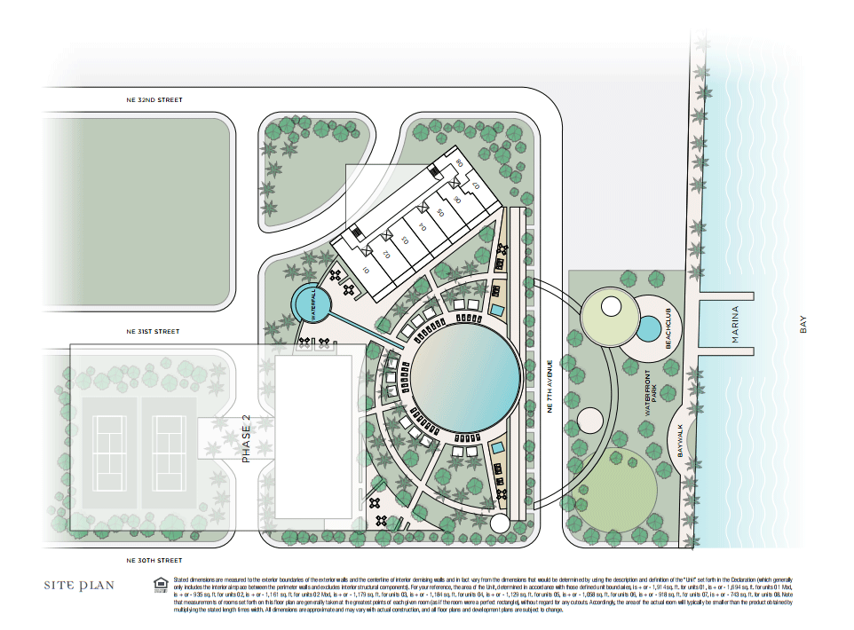 Paraiso Bay Site and Key plan